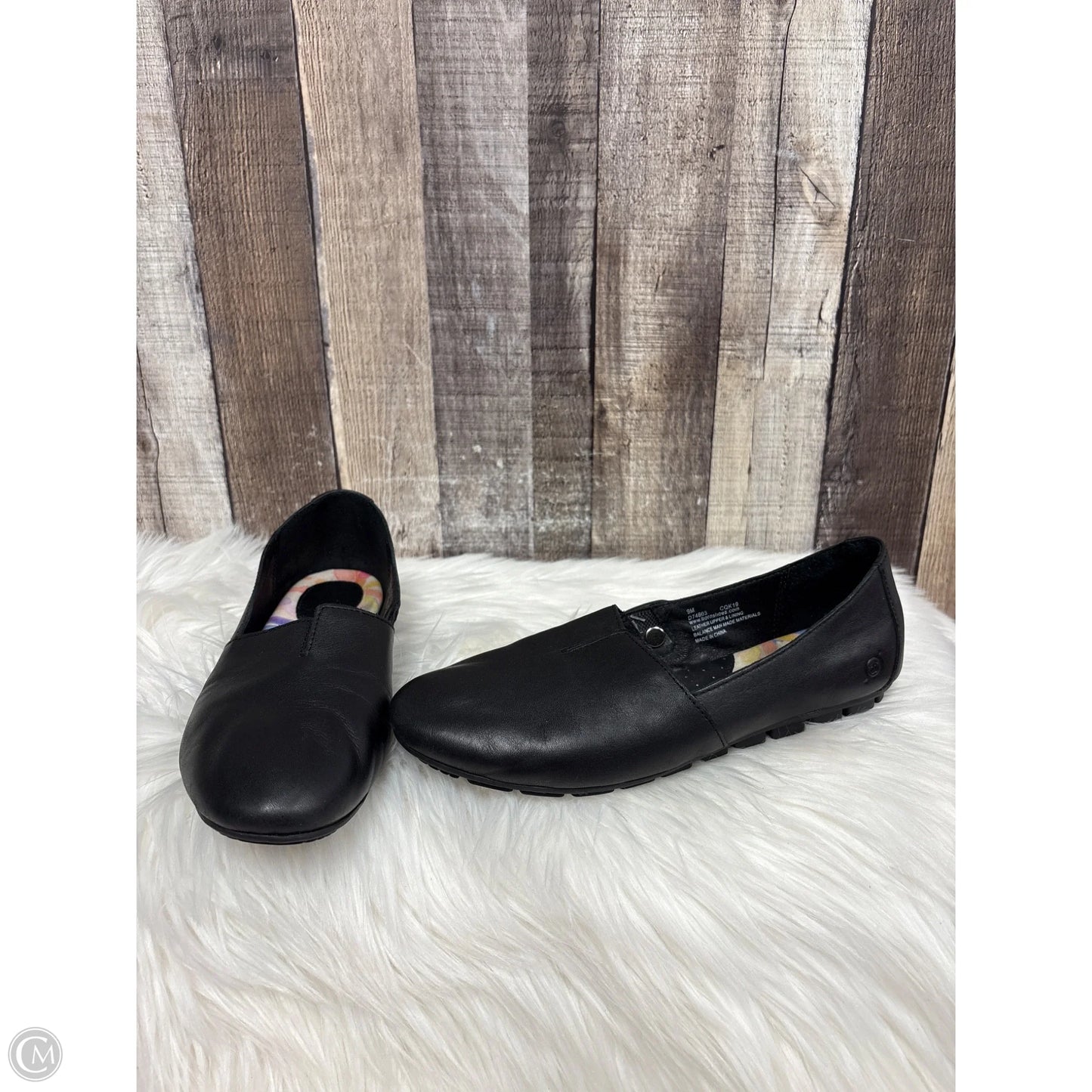 Shoes Flats By Born In Black, Size: 9