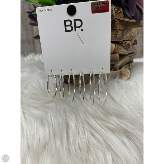 Earrings Hoop By Bp, Size: 03 Piece Set