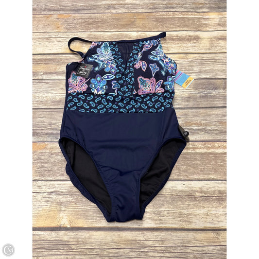 Swimsuit By Cme In Blue, Size: L