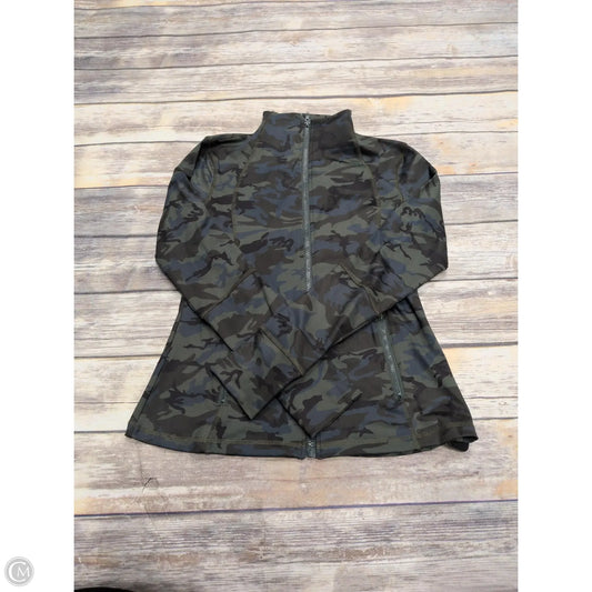 Athletic Jacket By White Birch In Camouflage Print, Size: M