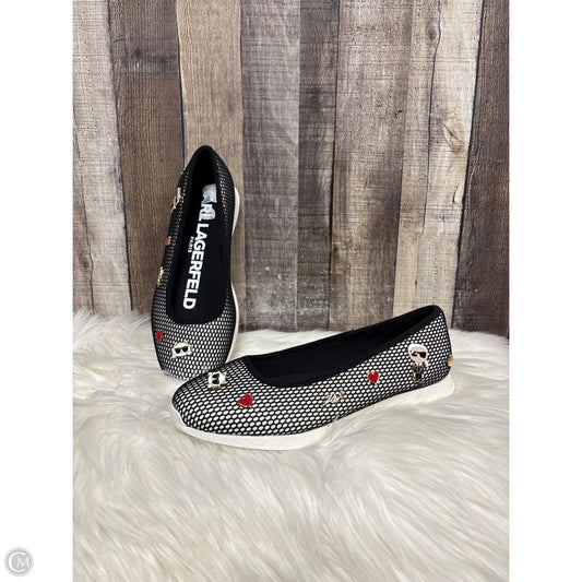 Shoes Designer By Karl Lagerfeld In Black, Size: 9.5