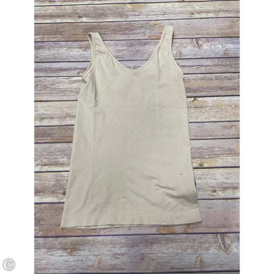 Top Sleeveless Basic By Cmf In Beige, Size: S