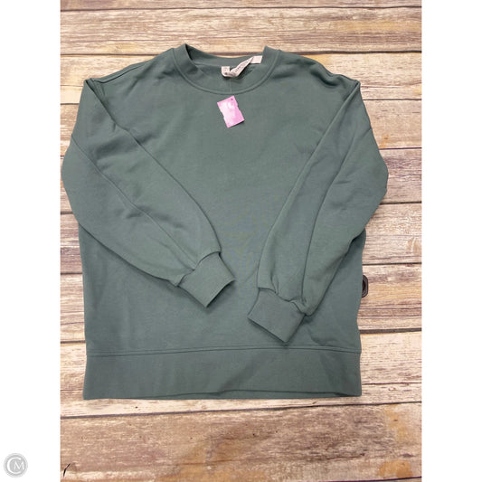 Athletic Sweatshirt Crewneck By Lululemon In Green, Size: 0