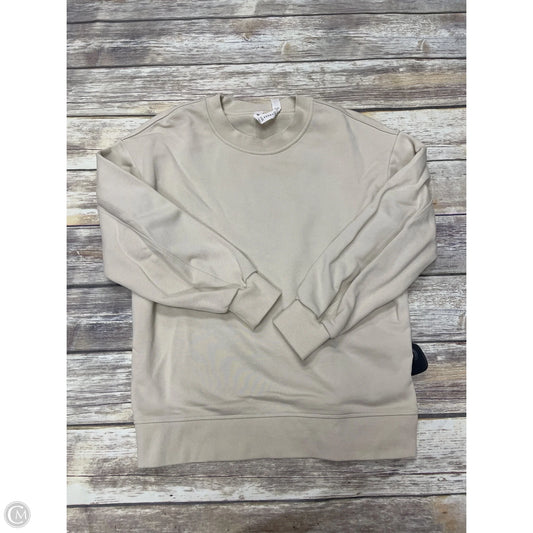 Athletic Sweatshirt Crewneck By Lululemon In Beige, Size: 0