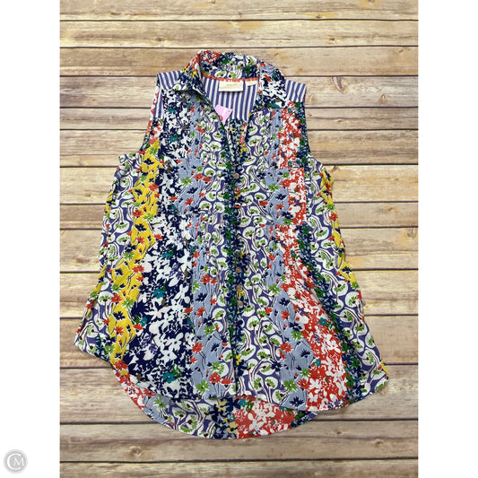 Top Sleeveless By Maeve In Multi-colored, Size: Xxs