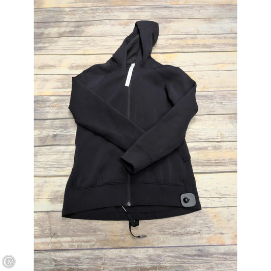 Athletic Jacket By Lululemon In Black, Size: 4