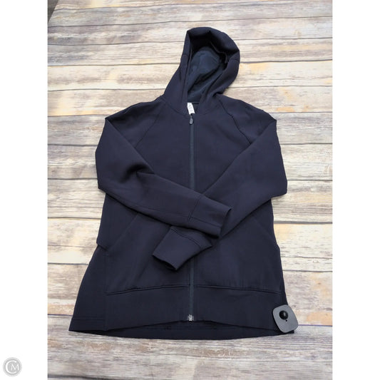 Athletic Jacket By Lululemon In Navy, Size: 4