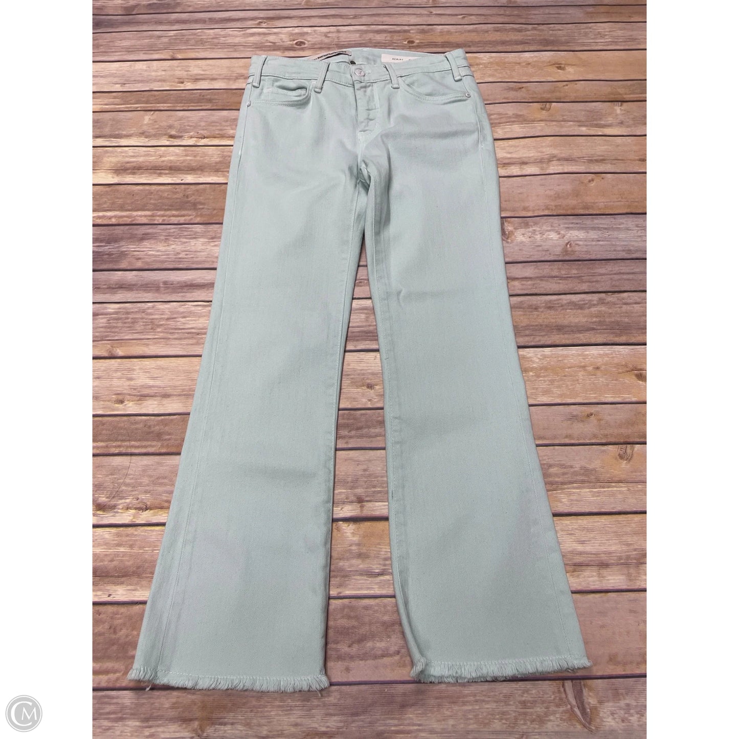 Jeans Skinny By Pilcro In Green Denim, Size: 0