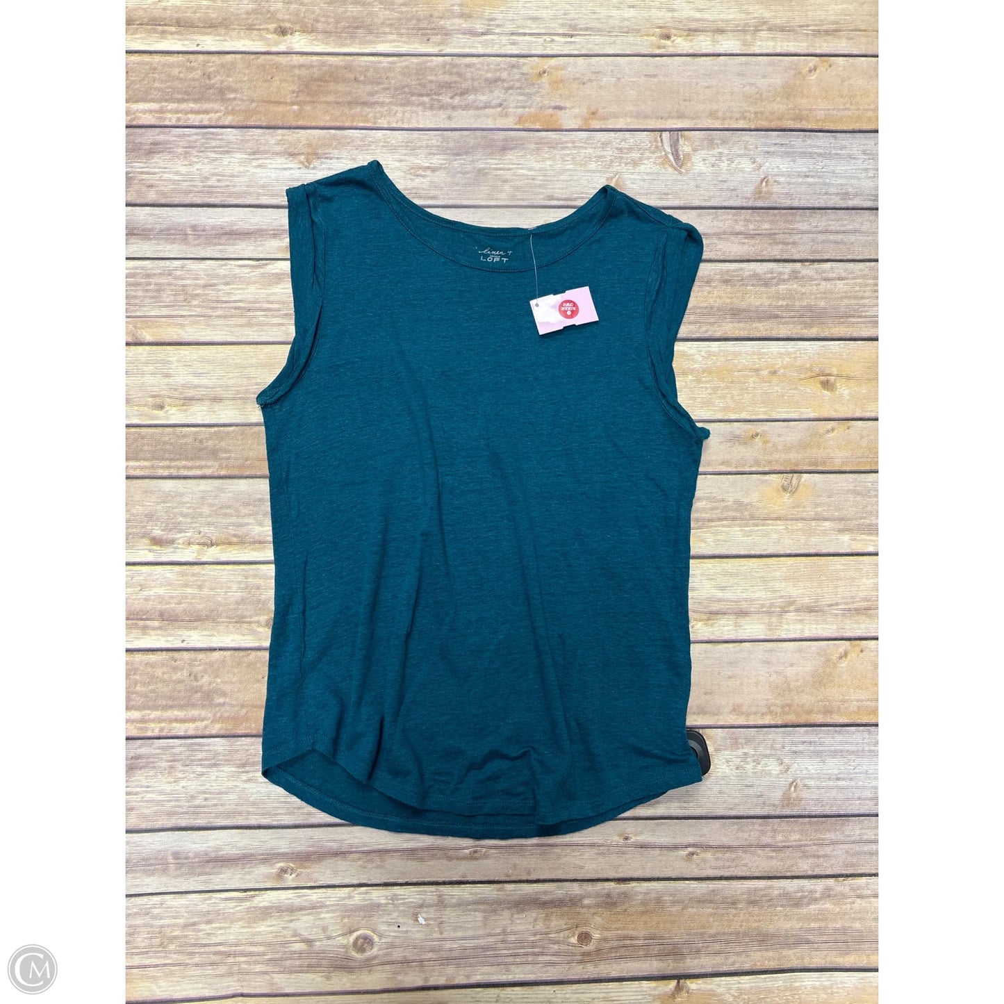 Top Sleeveless By Loft In Teal, Size: Xs