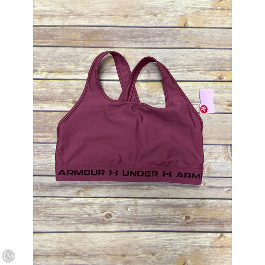 Athletic Bra By Under Armour In Pink, Size: L