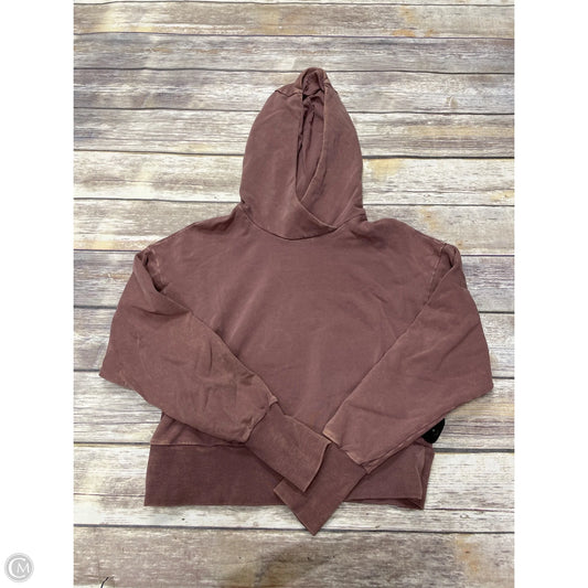 Athletic Sweatshirt Hoodie By Joy Lab In Taupe, Size: Xs