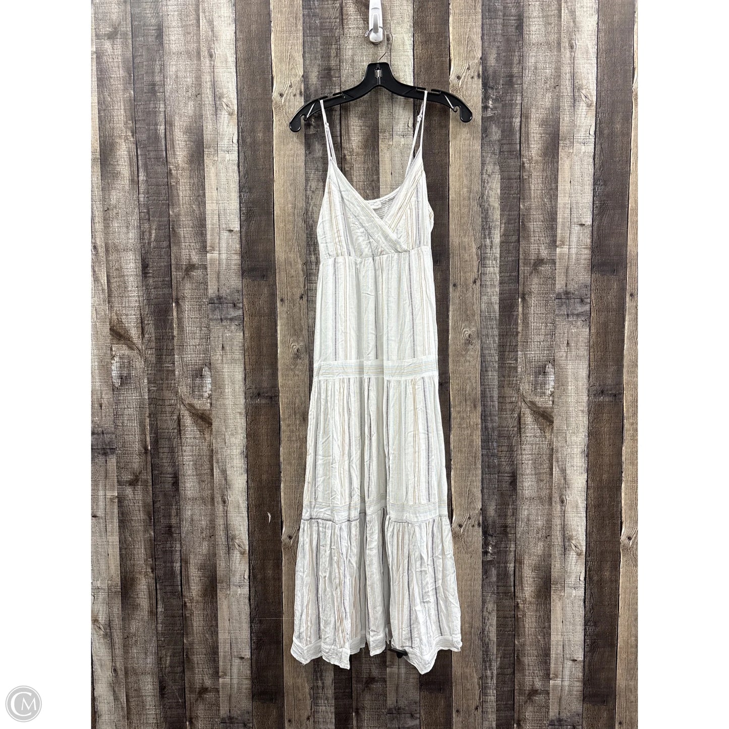 Dress Casual Maxi By By The River In Striped Pattern, Size: L