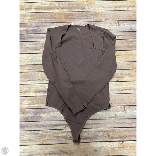 Bodysuit By Abercrombie And Fitch In Taupe, Size: L