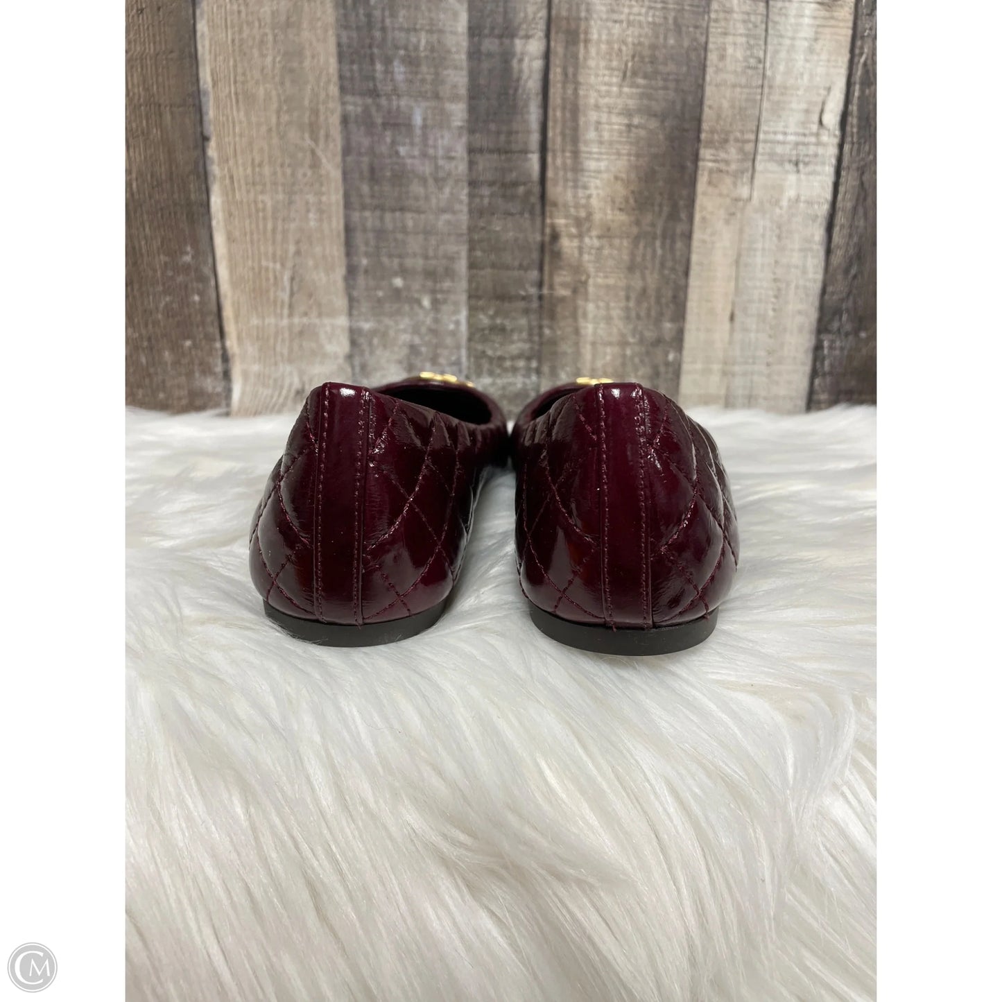 Shoes Designer By Tory Burch In Maroon, Size: 7