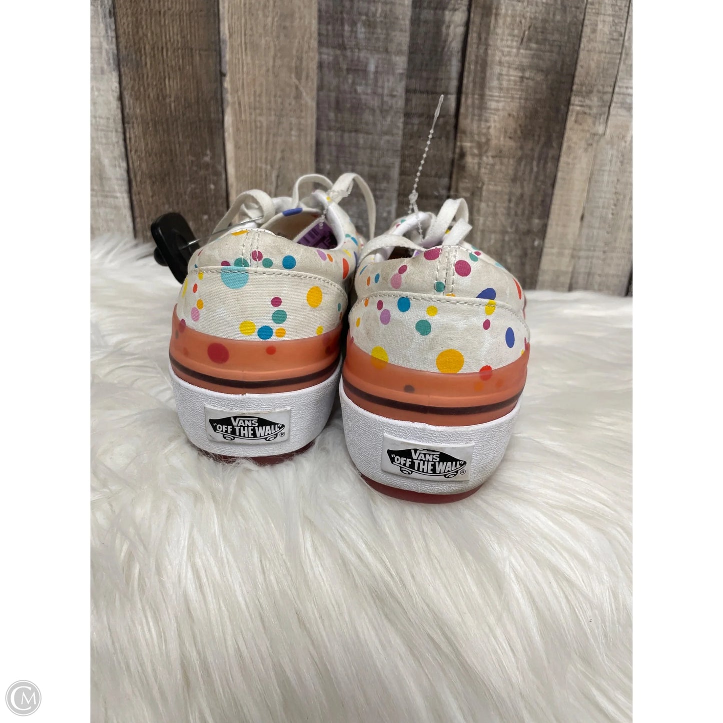 Shoes Sneakers By Vans In Polkadot Pattern, Size: 9.5