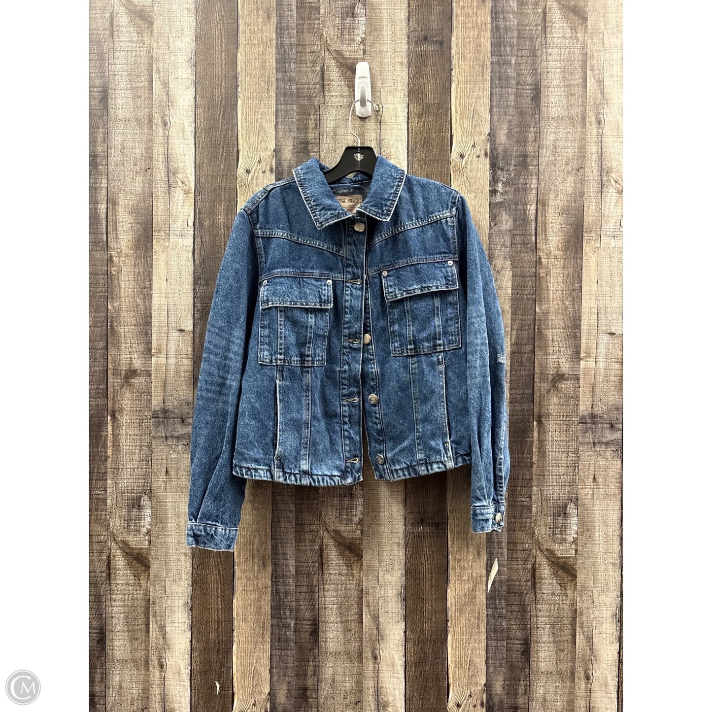 Jacket Denim By We The Free In Blue Denim, Size: M
