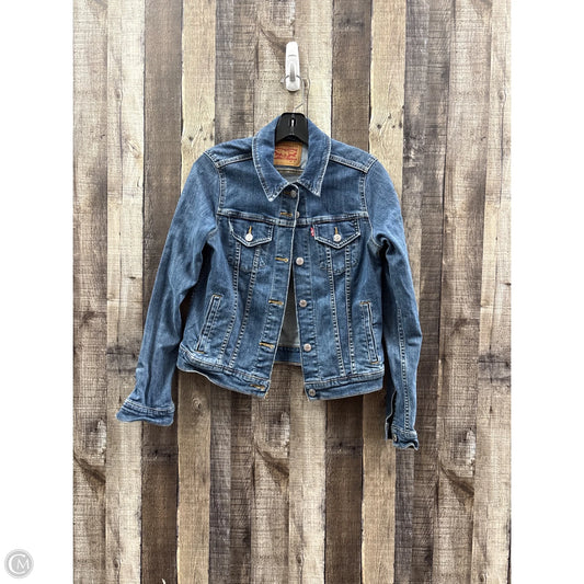Jacket Denim By Levis In Blue Denim, Size: M