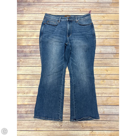 Jeans Boot Cut By Judy Blue In Blue Denim, Size: 18