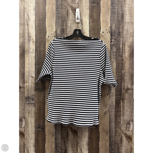Top Short Sleeve By Old Navy In Striped Pattern, Size: 2x