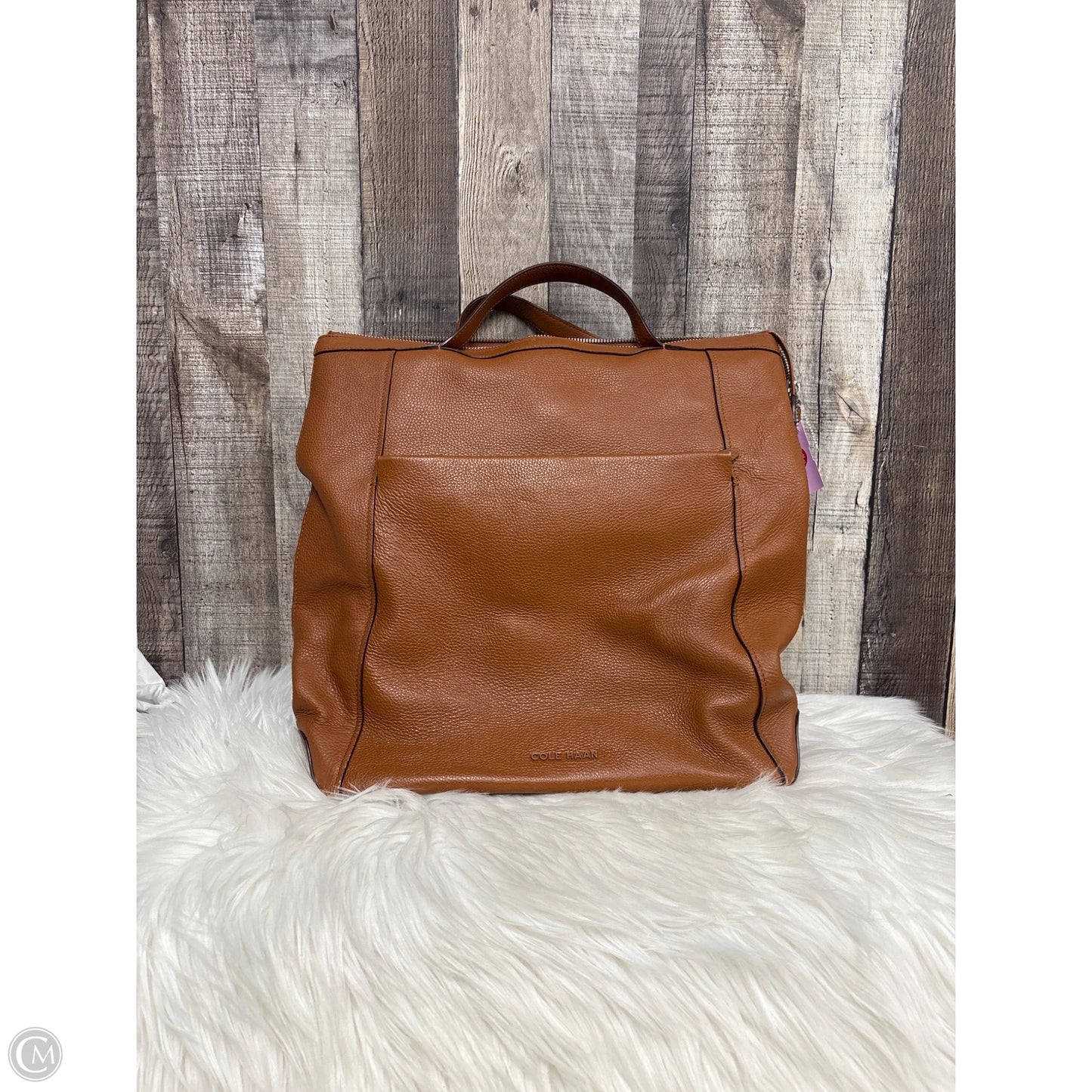 Backpack Leather By Cole-haan, Size: Large
