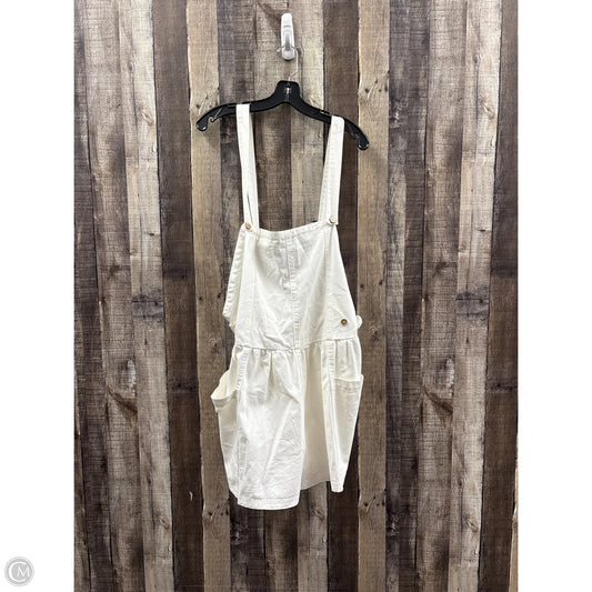 Shortalls By Double Zero In White, Size: L