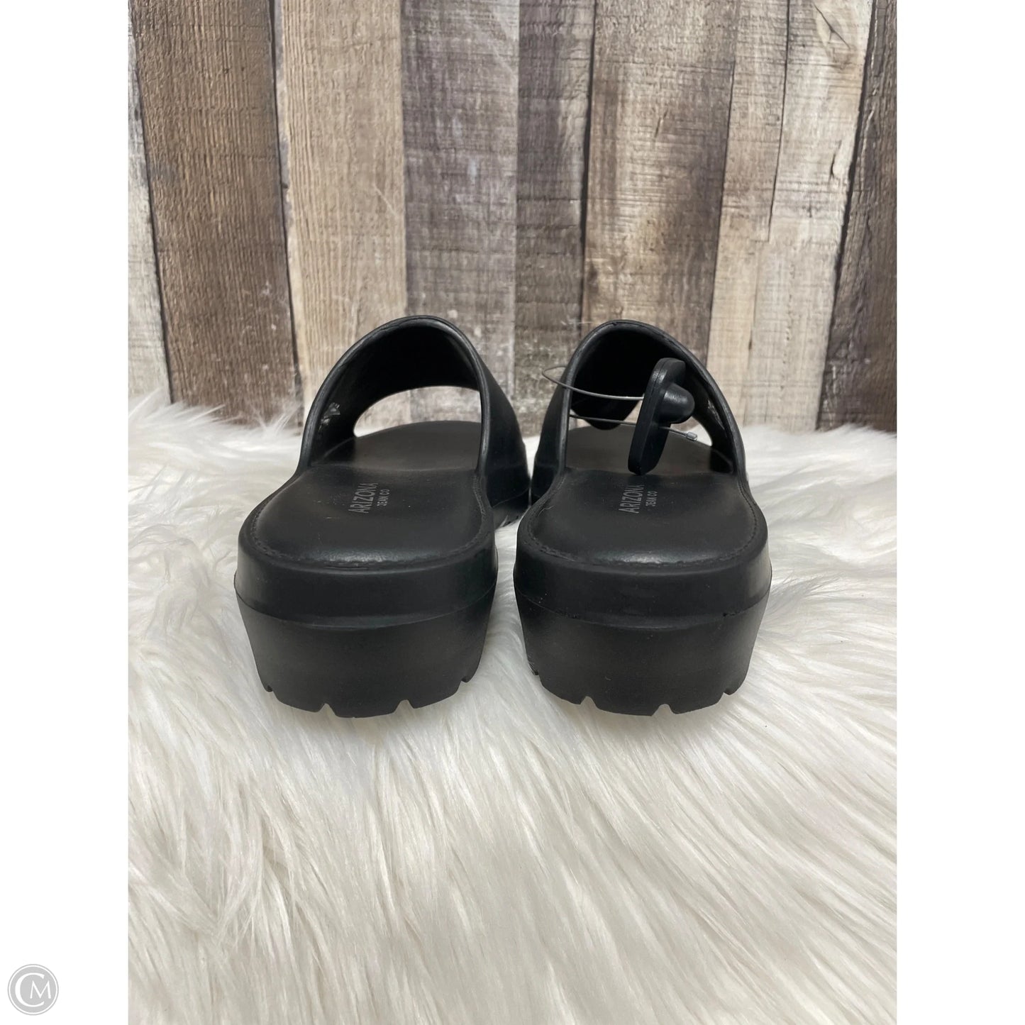 Sandals Heels Platform By Arizona In Black, Size: 9