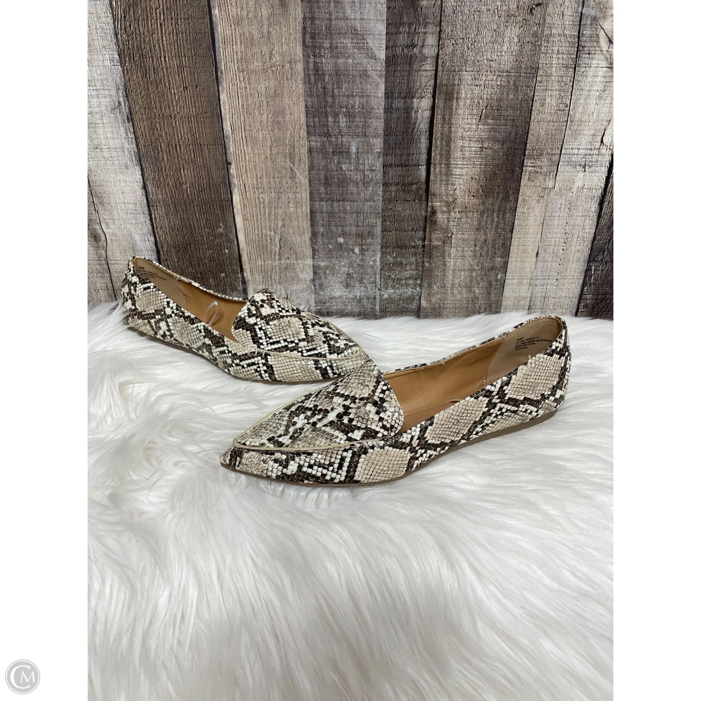 Shoes Flats By Esprit In Snakeskin Print, Size: 9