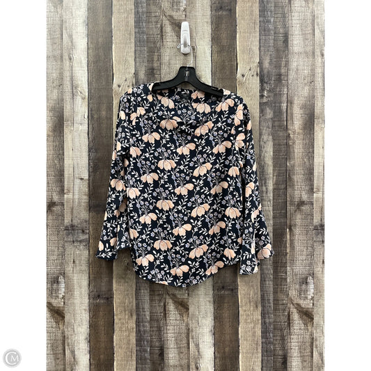 Blouse 3/4 Sleeve By Ann Taylor In Multi-colored, Size: Sp