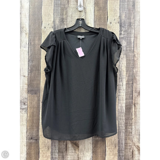 Top Sleeveless By Papermoon In Black, Size: Xlp