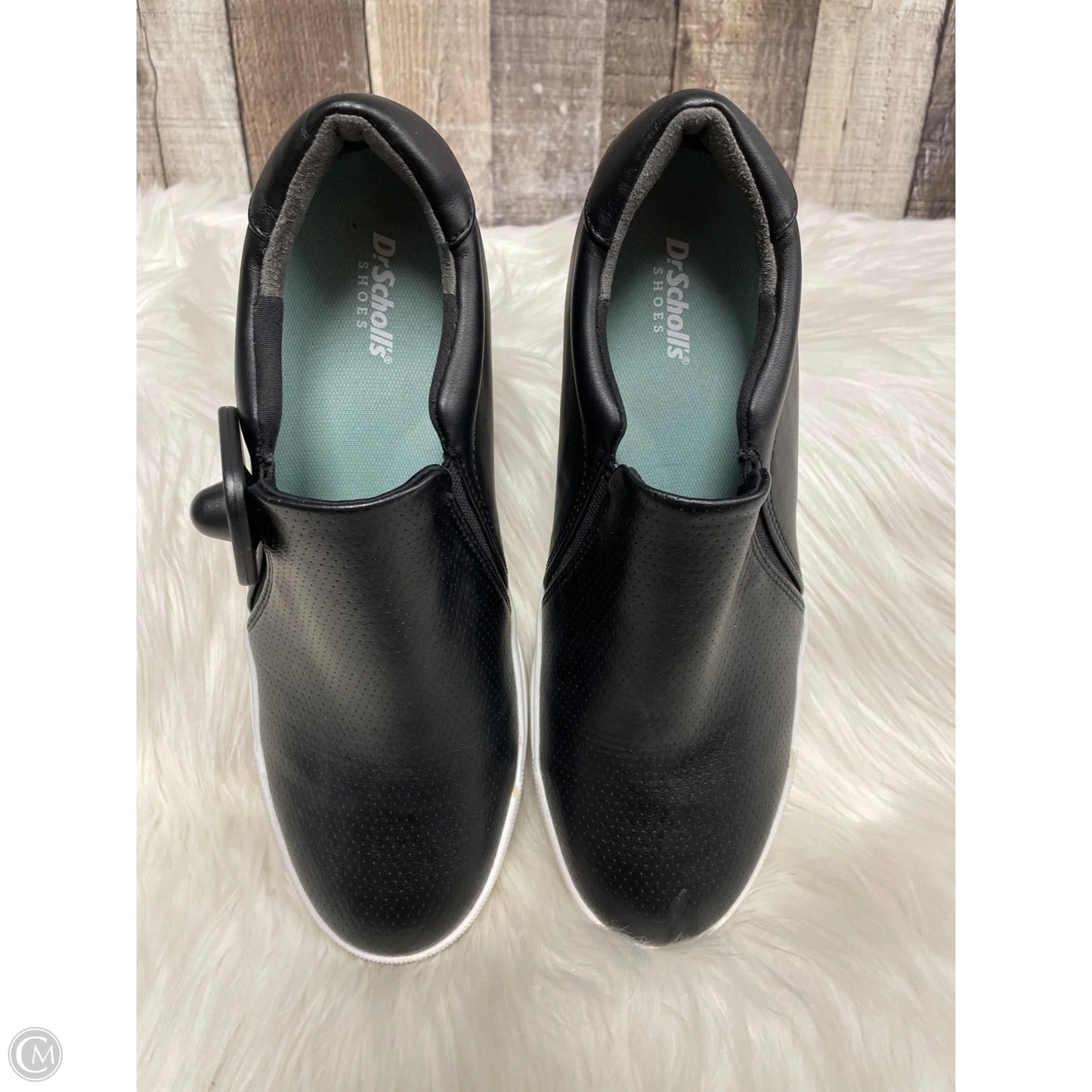 Shoes Heels Wedge By Dr Scholls In Black, Size: 9