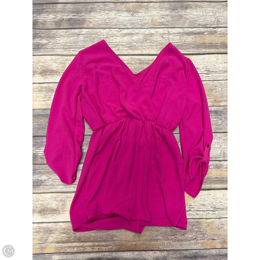 Romper By Peach Love Cream California In Pink, Size: L