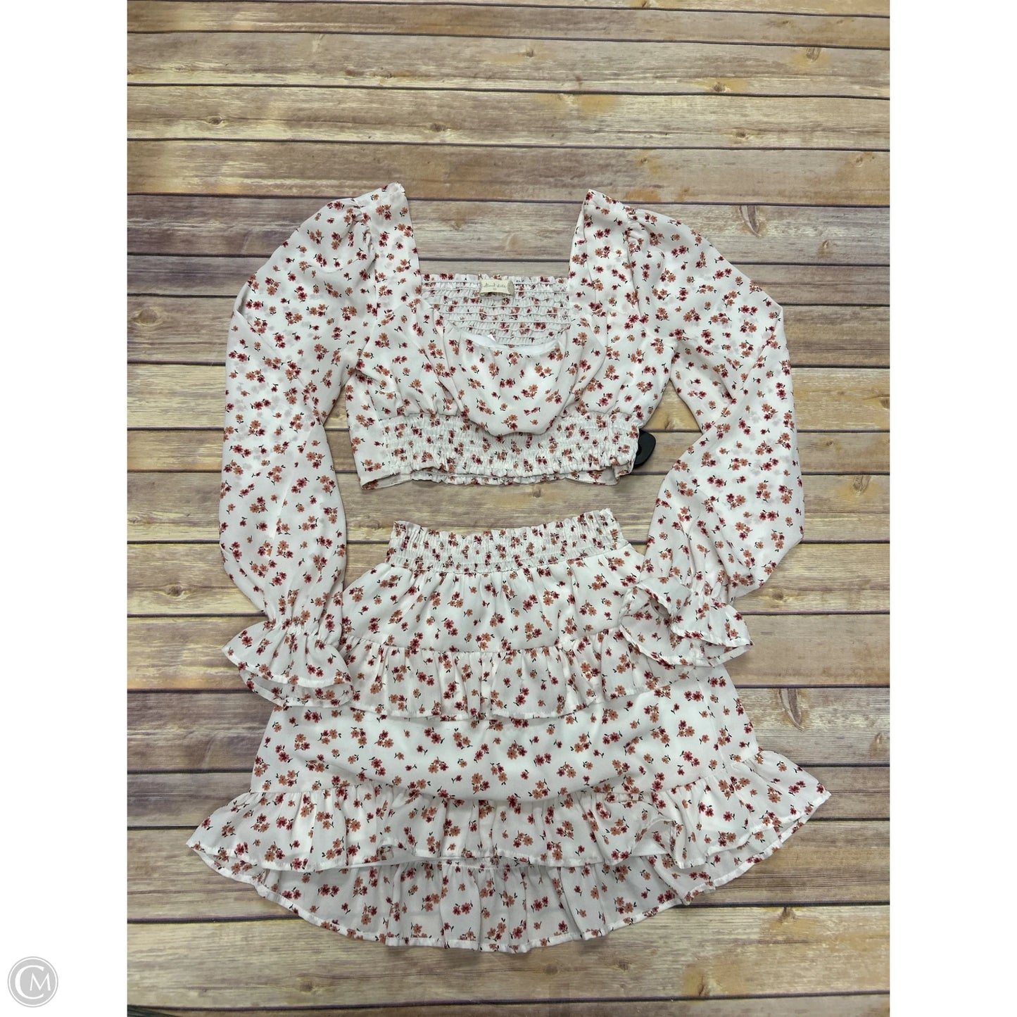 Skirt Set 2pc By Altard State In Floral Print, Size: Xs