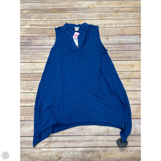 Tunic Sleeveless By Chicos In Blue, Size: S