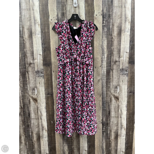 Dress Casual Midi By J. Crew In Floral Print, Size: S