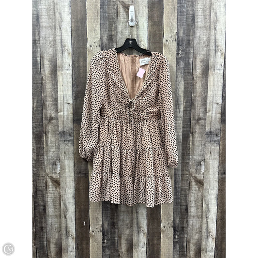 Dress Casual Short By Hello Molly In Animal Print, Size: S