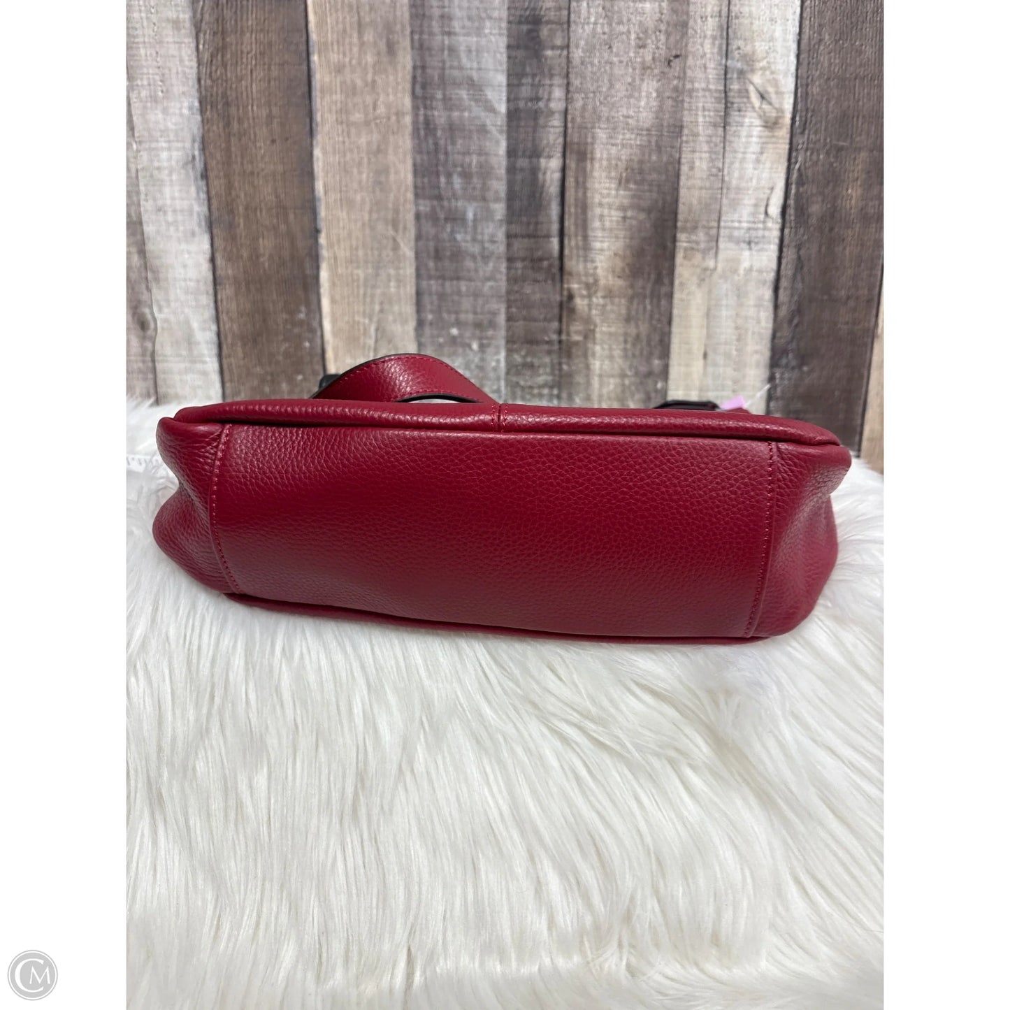 Handbag Leather By Cme, Size: Medium