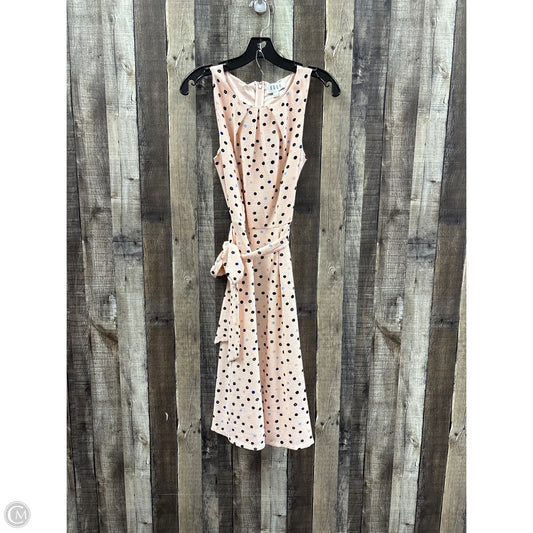 Dress Casual Midi By Elle In Polkadot Pattern, Size: S