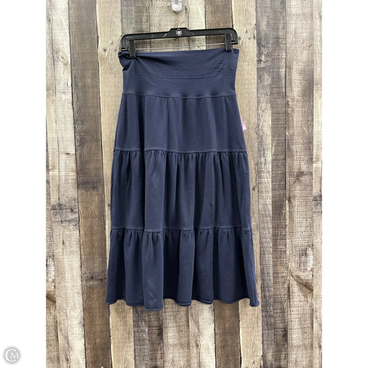 Skirt Midi By Loft In Navy, Size: S