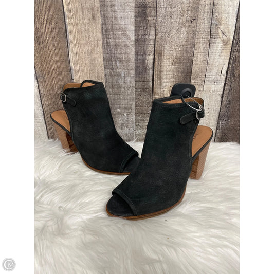 Sandals Heels Block By Lucky Brand In Black, Size: 8.5