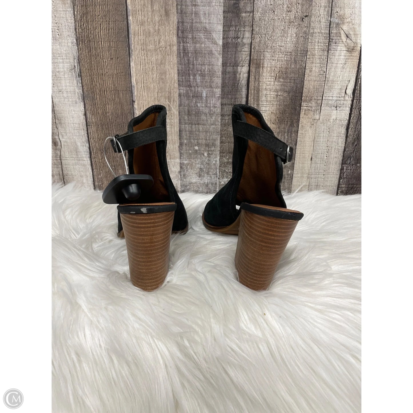 Sandals Heels Block By Lucky Brand In Black, Size: 8.5