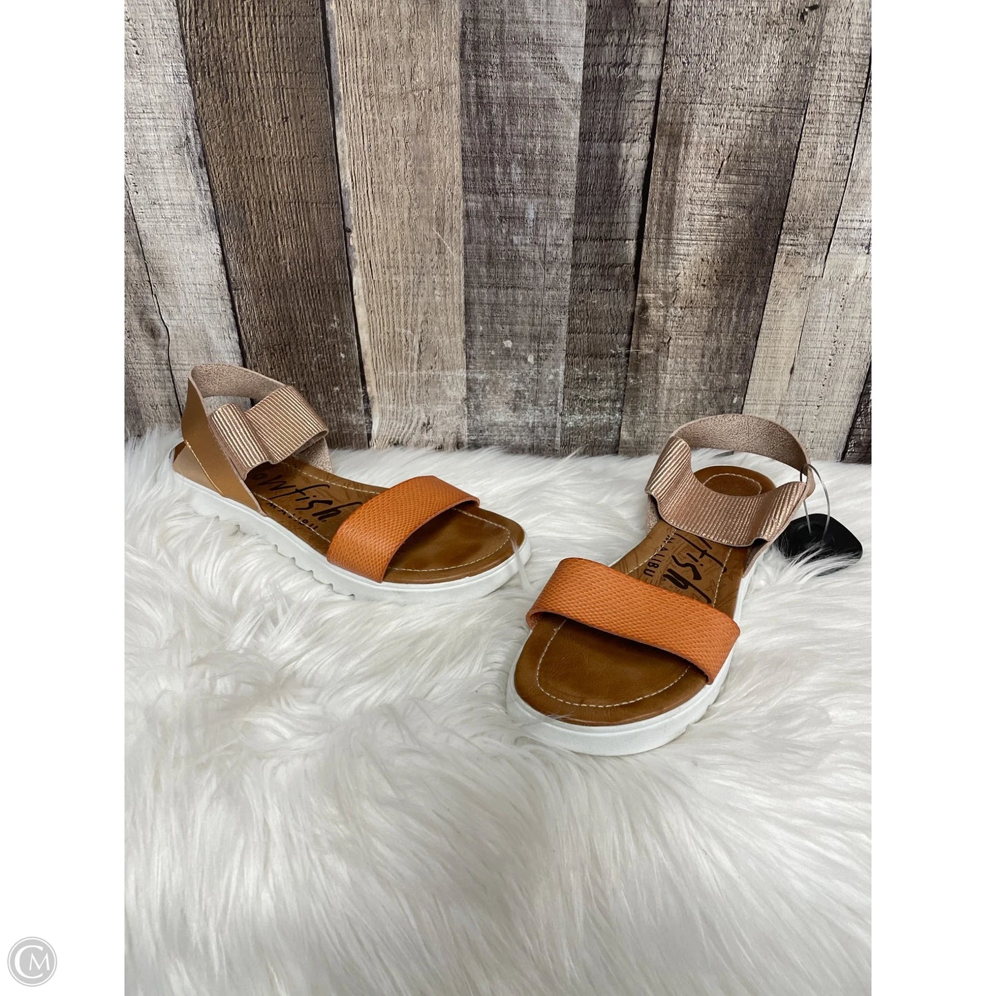 Sandals Flats By Blowfish In Tan, Size: 8