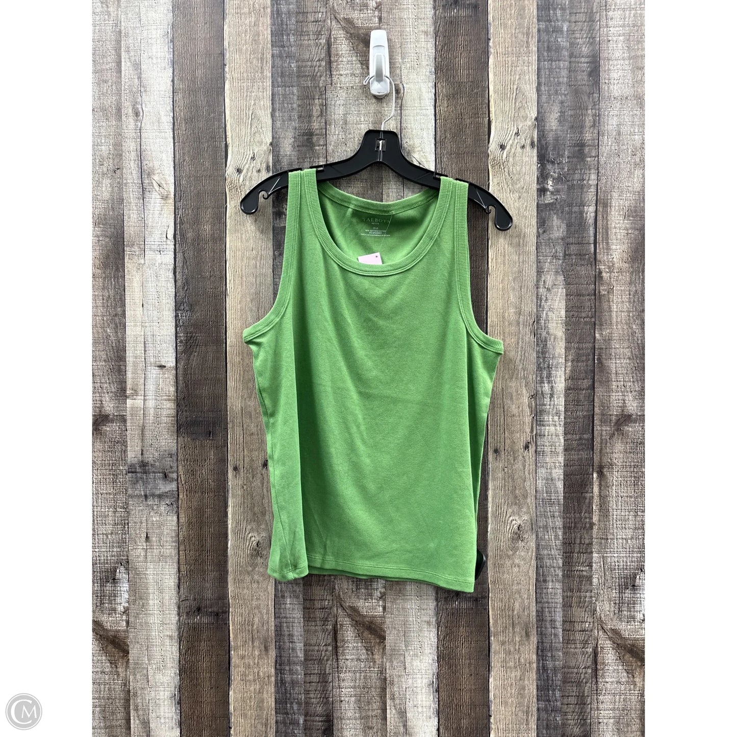 Tank Top By Talbots In Green, Size: Xlp