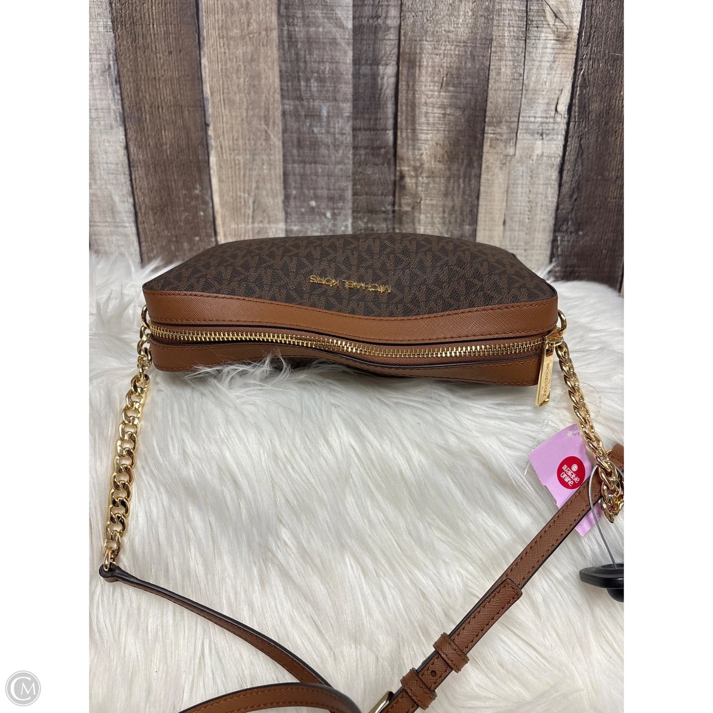 Crossbody Designer By Michael Kors, Size: Medium