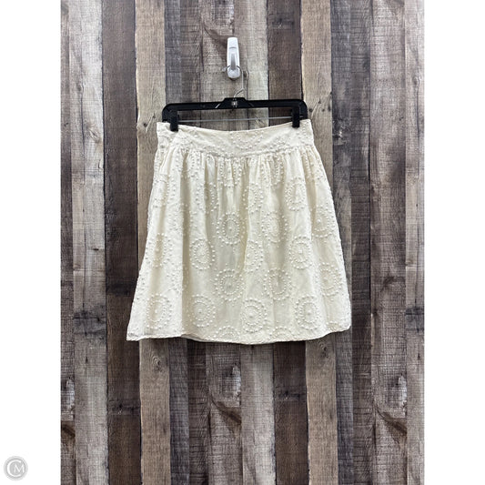 Skirt Designer By Lilly Pulitzer In Cream, Size: 6