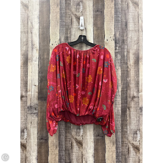 Top Long Sleeve By Free People In Multi-colored, Size: M