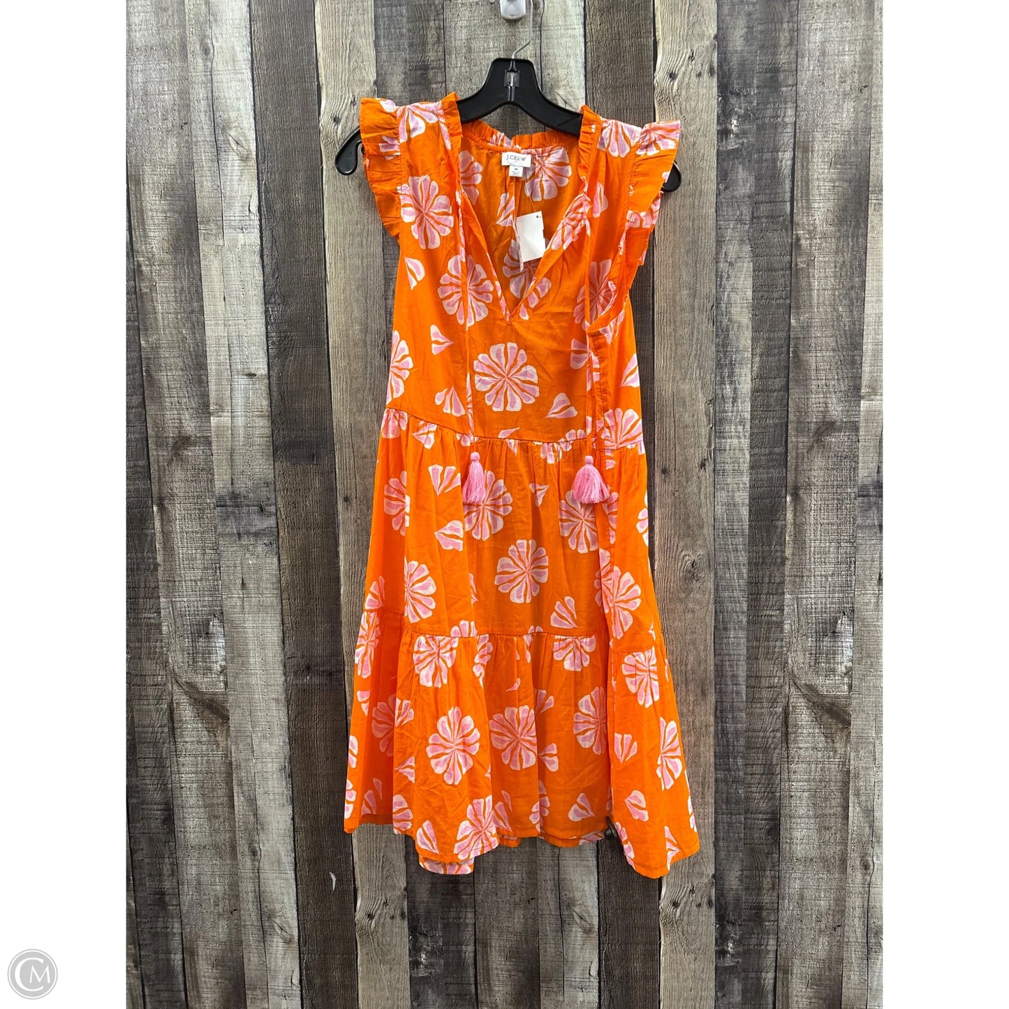 Dress Casual Short By J. Crew In Orange, Size: M