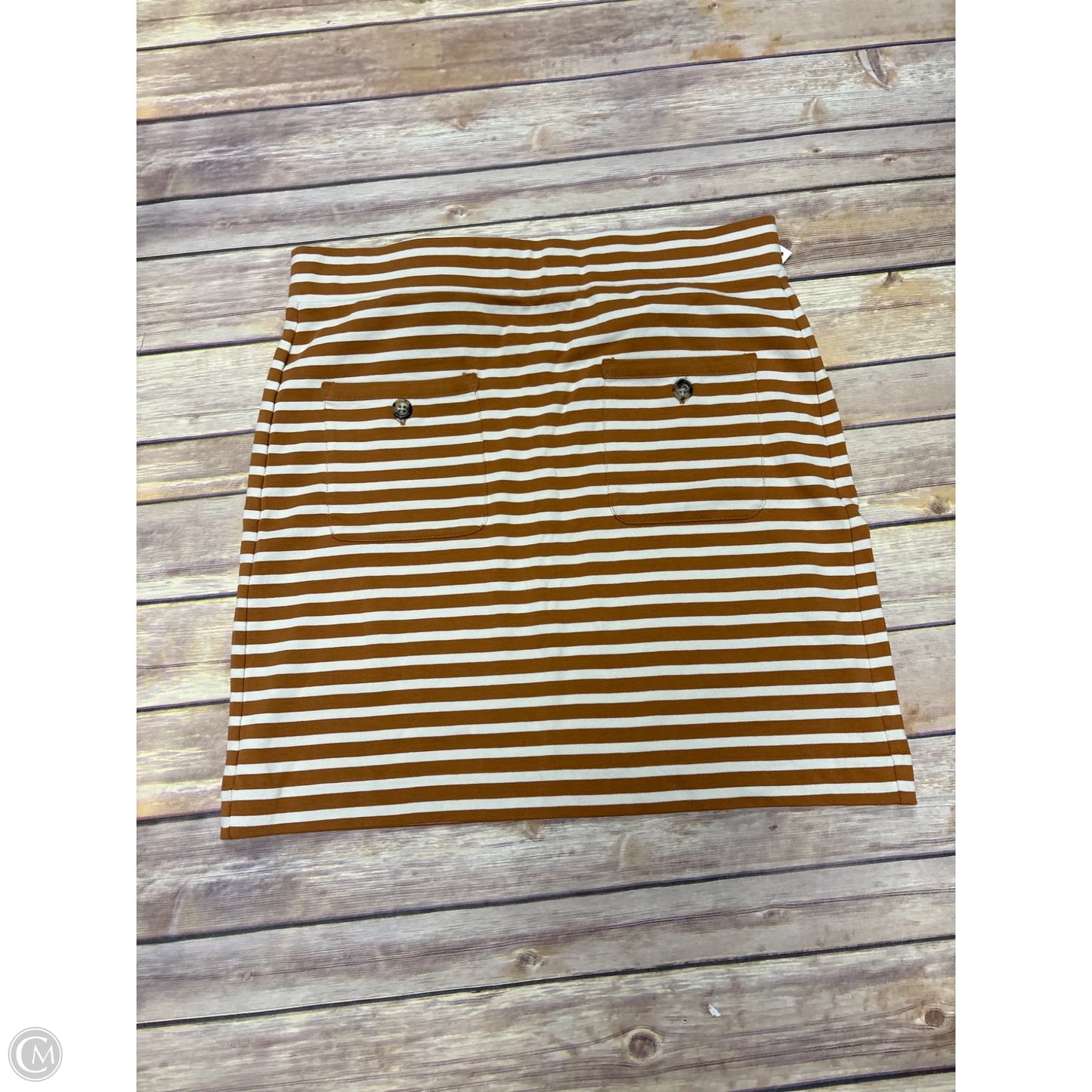 Skirt Mini & Short By J. Crew In Striped Pattern, Size: S