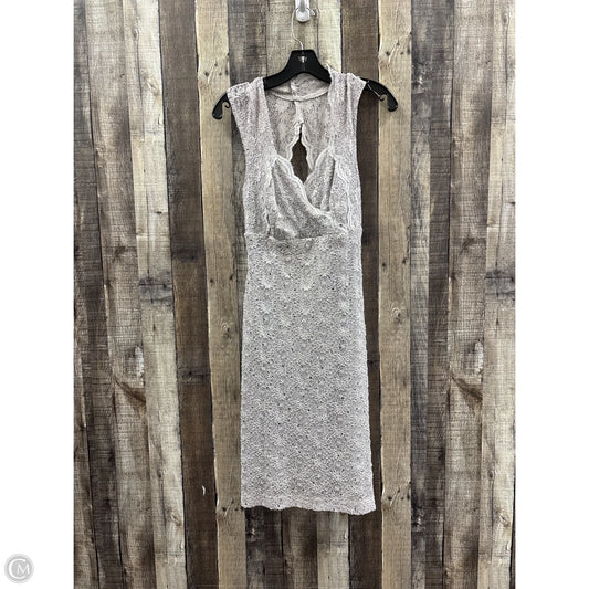 Dress Party Short By Connected Apparel In Silver, Size: S