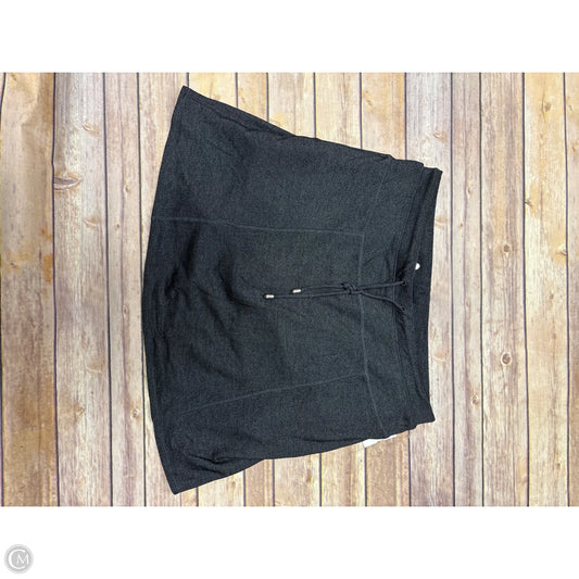 Athletic Skort By Green Tea In Grey, Size: Xl