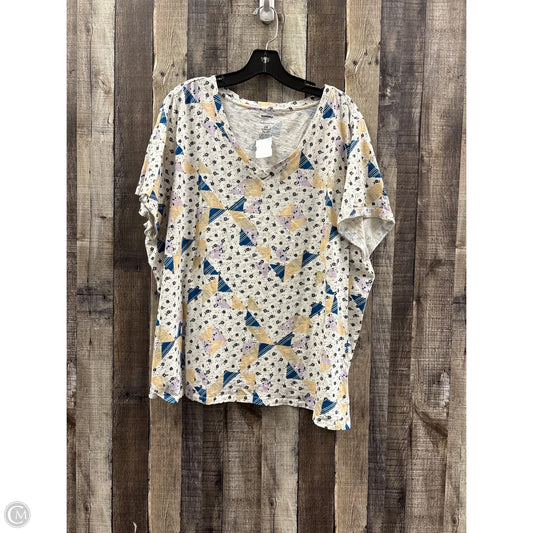 Top Short Sleeve By Sonoma In Multi-colored, Size: 2x